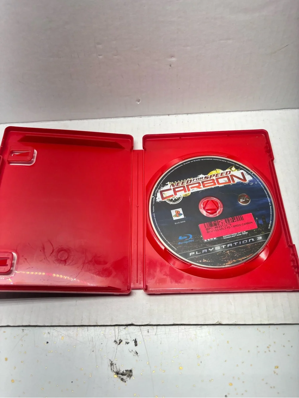Sony PlayStation 3 Need for Speed Carbon - Red Case